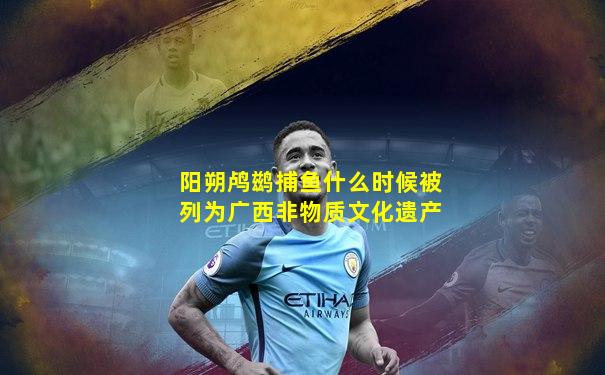 阳朔鸬鹚捕鱼什么时候被列为广西非物质文化遗产